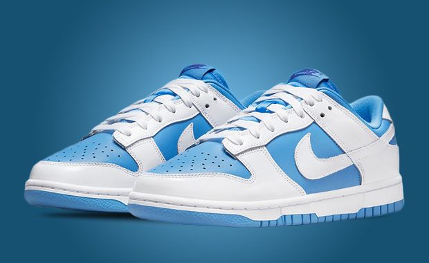 Reverse UNC Colorblocking Comes To The Nike Dunk Low