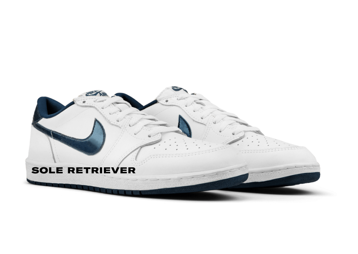 Jordan 1 retro sales low metallic blue