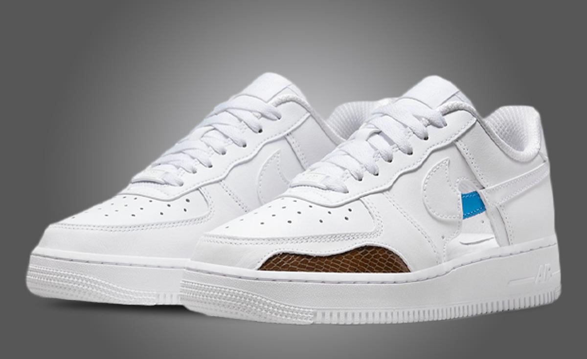 Takes Deconstruction To Another Dimension With The Nike Air Force 1 Low Cut Out