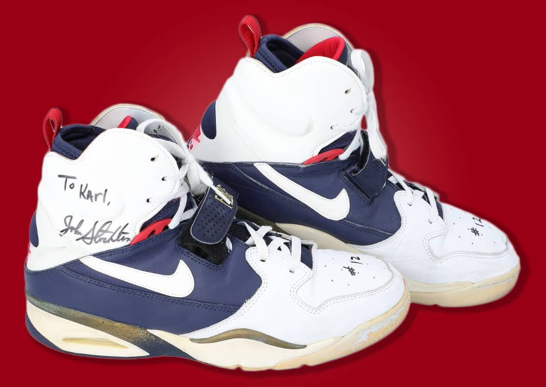 Michael Jordan Worn & Signed 1992 Olympic 'Dream Team' Air Jordan VII  Sneakers, Sports Memorabilia, Part II, Streetwear & Modern Collectibles