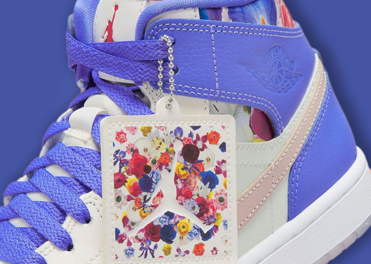 A Flower Garden Blooms Beautifully On This Air Jordan 1 Mid