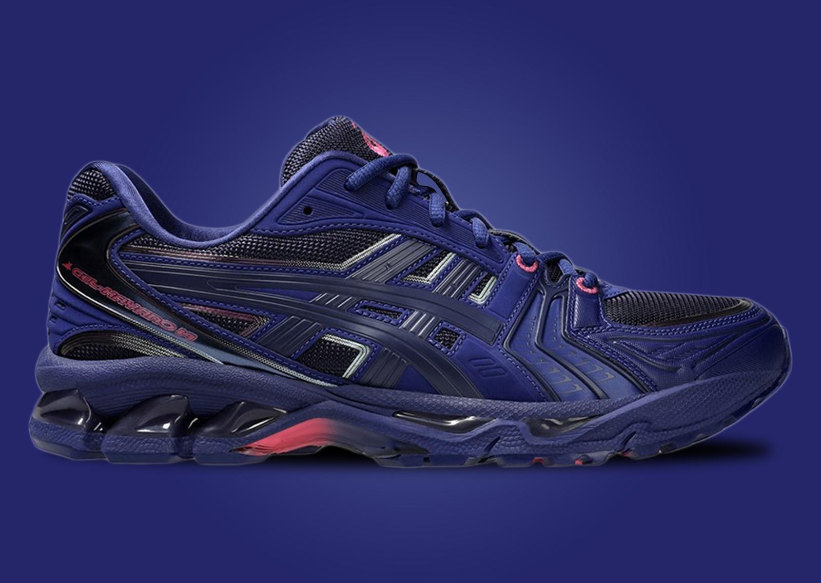 8ON8 x Asics Gel-Kayano 14 Navy Lateral