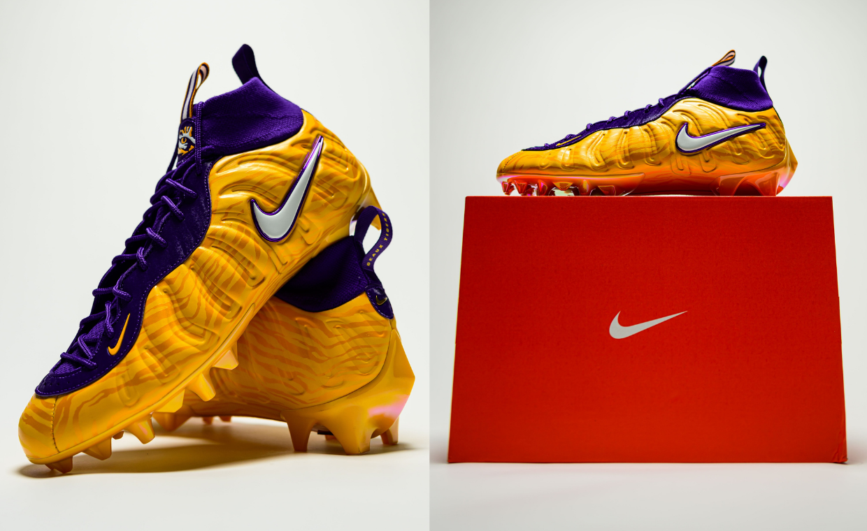 LSU Nike Vaporposite Pro PE Cleats