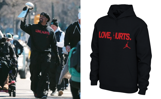 ☆ NIKE x Jalen Hurts Jordan hoodie コラボパーカー ☆ Nike-Jordan-Jalen-Hurts-Love-