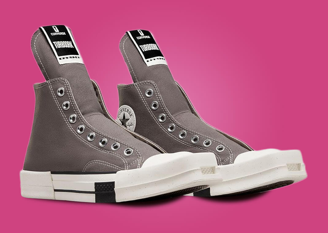 Rick Owens' DRKSHDW x Converse TURBODRK Chuck 70 Goes Laceless