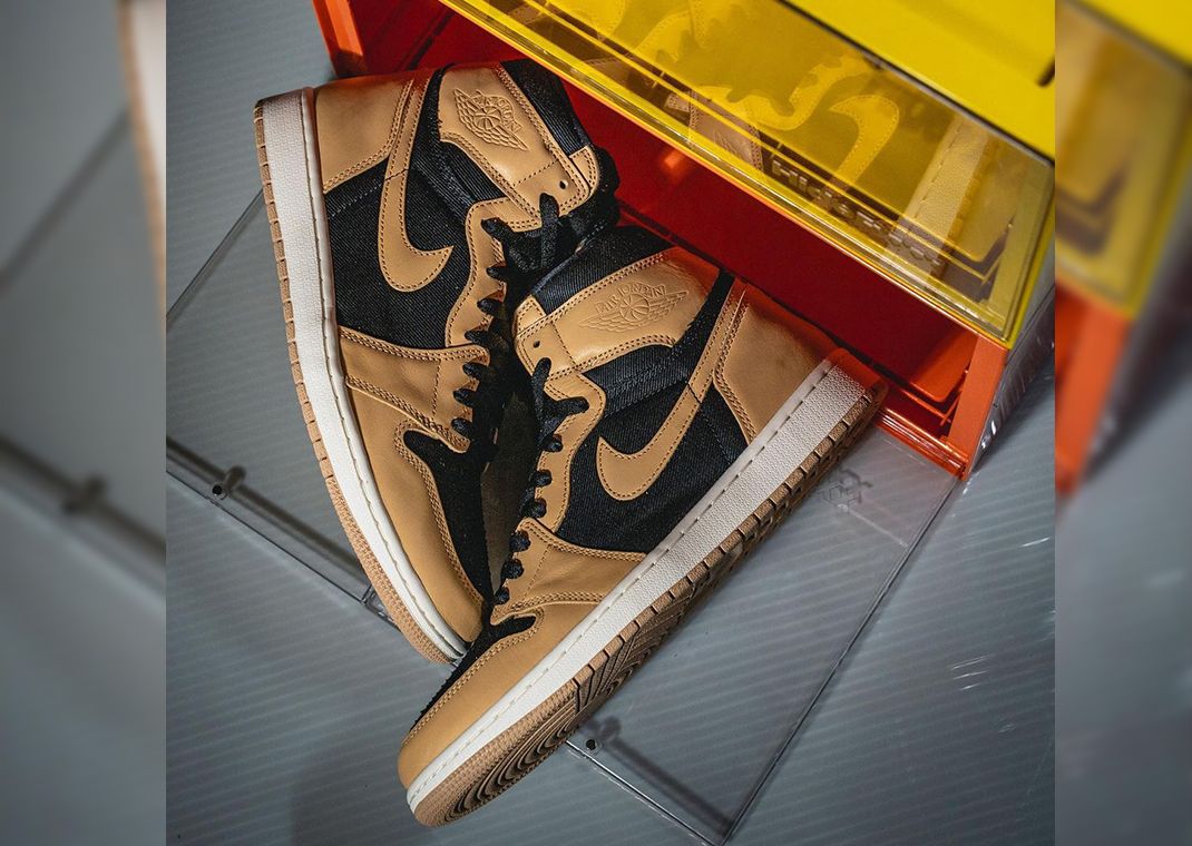 Vachetta Tan Covers The Air Jordan 1 High Heirloom