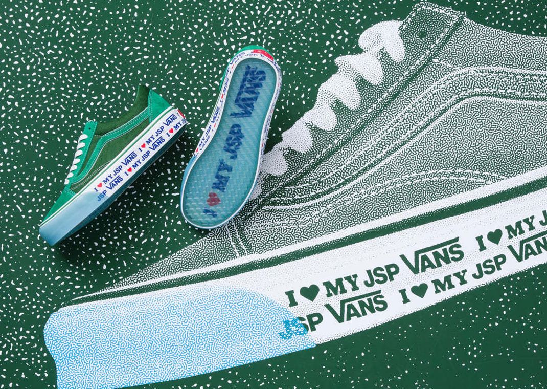 Vans sales blue iridescent