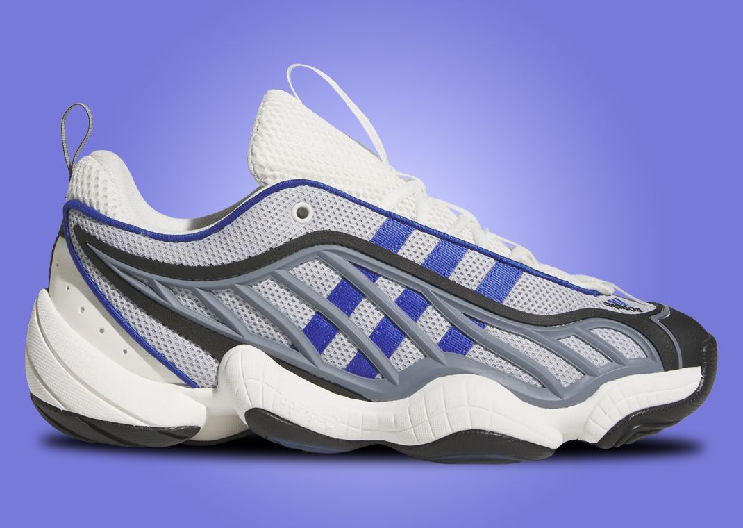 The adidas Intimidation Low Core White Team Royal Blue