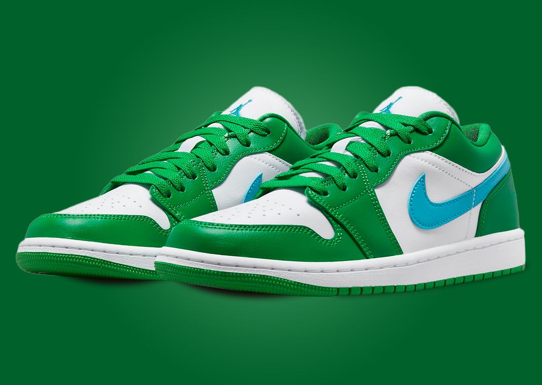 The Air Jordan 1 Low Lucky Green Aquatone Releases On April 11th