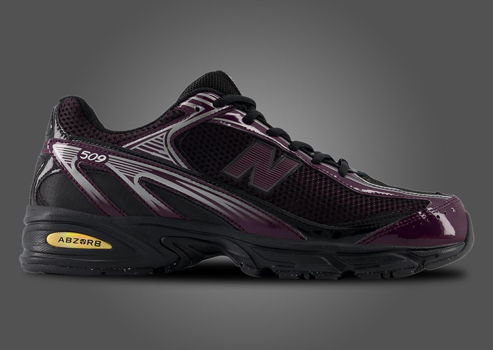 New Balance 509 Plum Brown Black Lateral