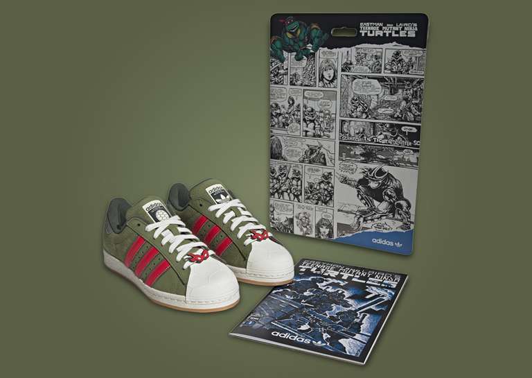 Teenage Mutant Ninja Turtles x adidas Superstar Shelltoes Shoes With Accessories