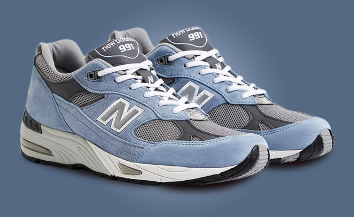 Ice Blue Hues Freeze Over The New Balance 991 Made In UK