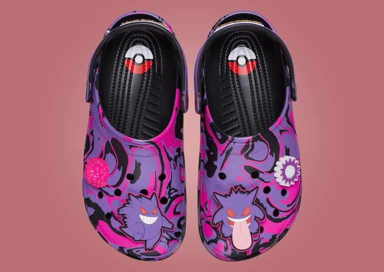 Pokémon x Crocs Classic Clog Gengar Top