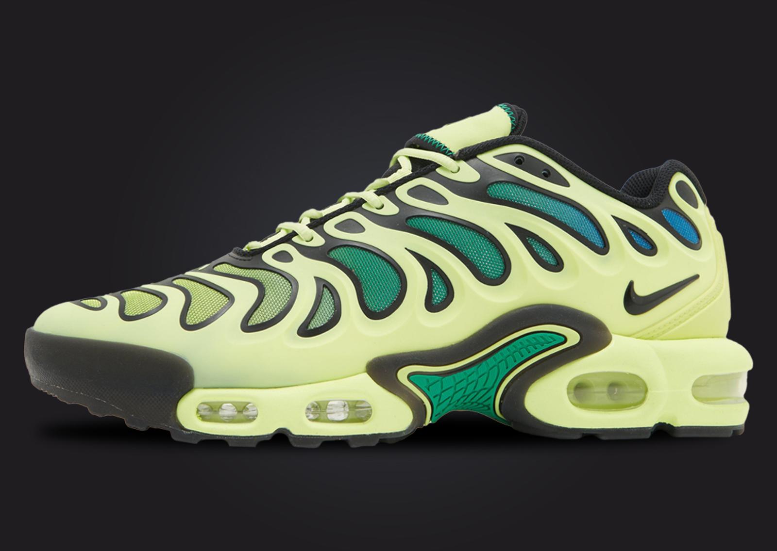 Nike Air Max Plus Drift Light Lemon Twist Stadium Green Lateral