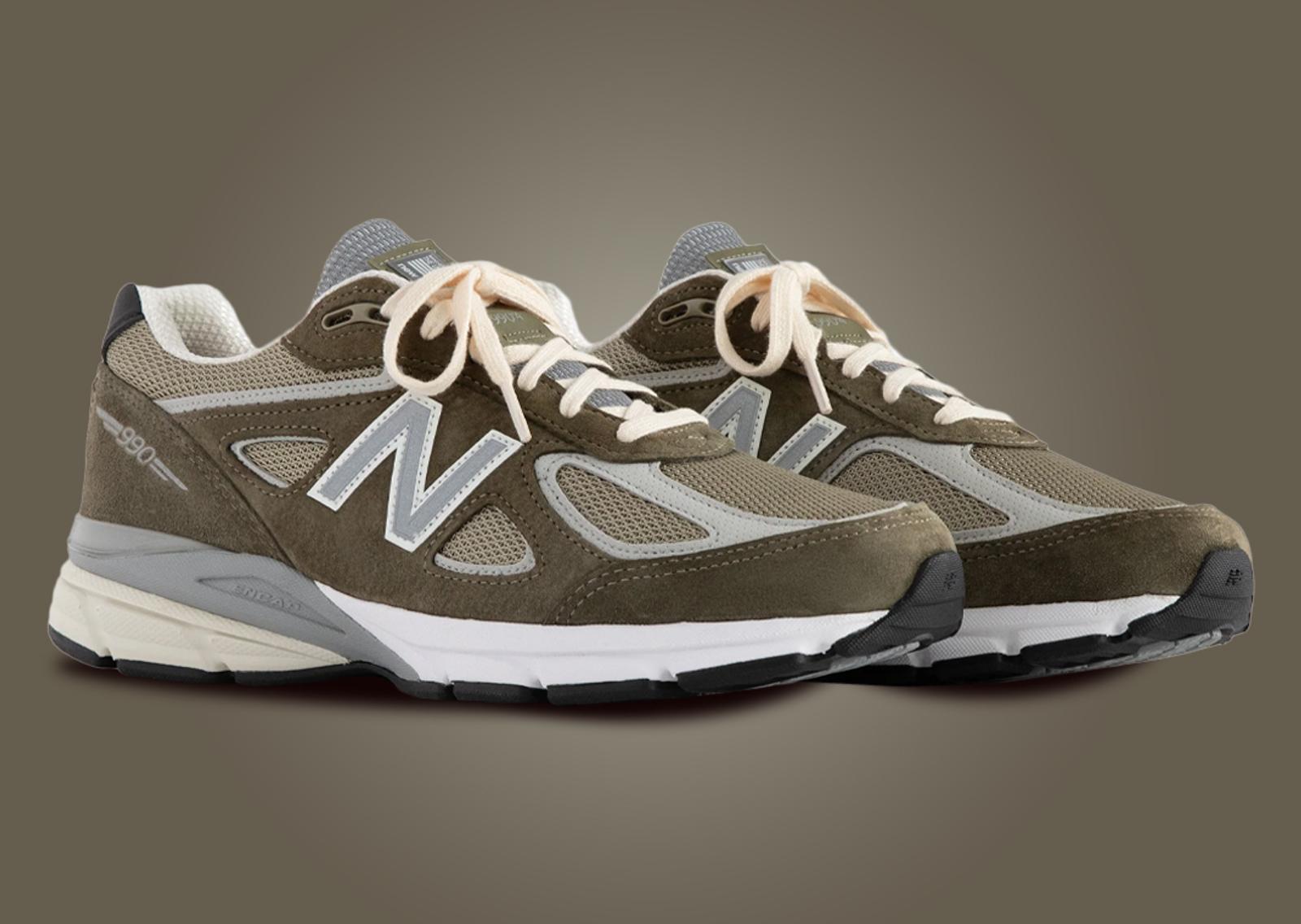 Aime Leon Dore x New Balance 990v4 True Camo Angle