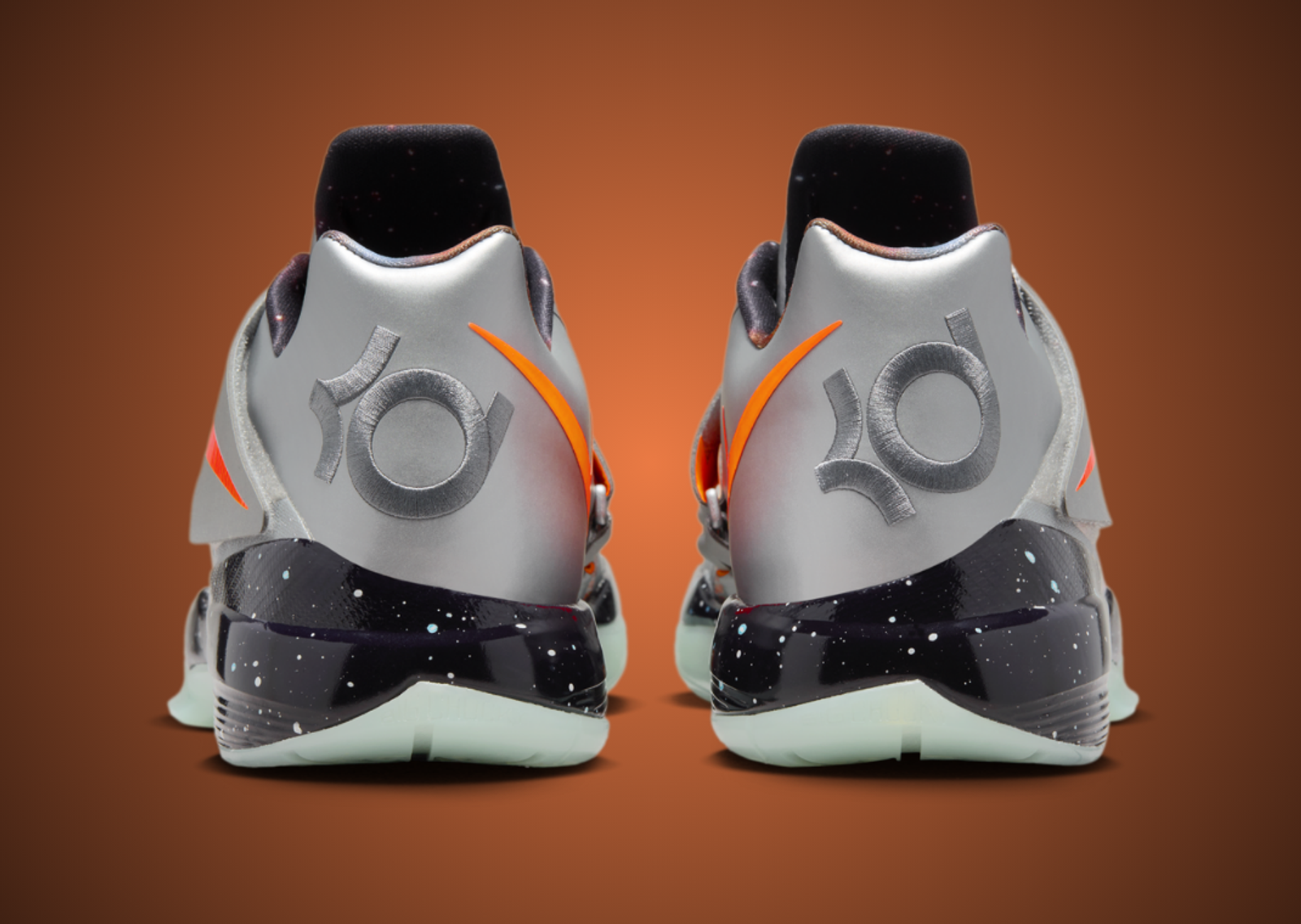 Nike KD 4 Galaxy Heel