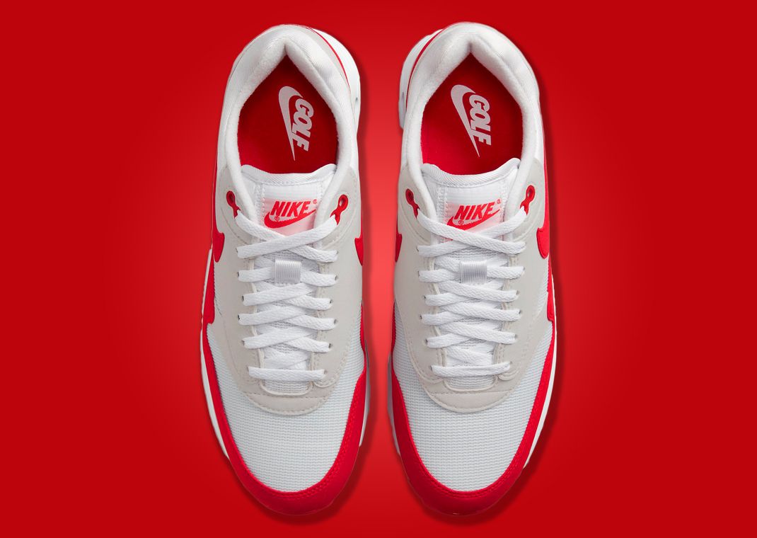 Nike air max 1 golf clearance red