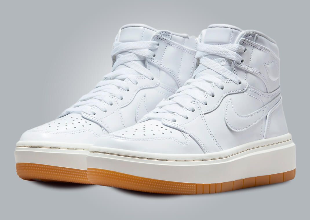 The Air Jordan 1 Elevate High in White Gum is as Clean as it Gets