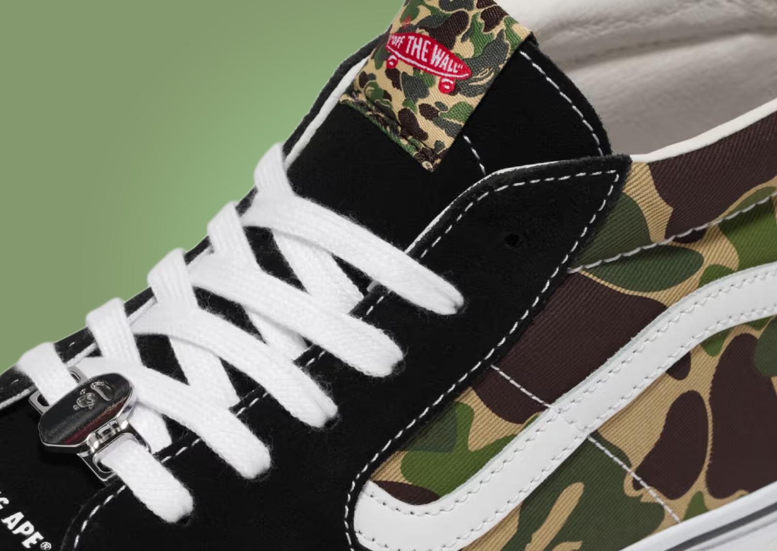 BAPE x Vans Sk8-Mid Detail