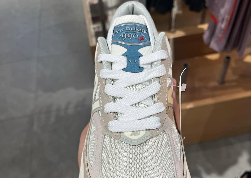 The New Balance 990v6 Made in USA Light Mushroom Moonrock