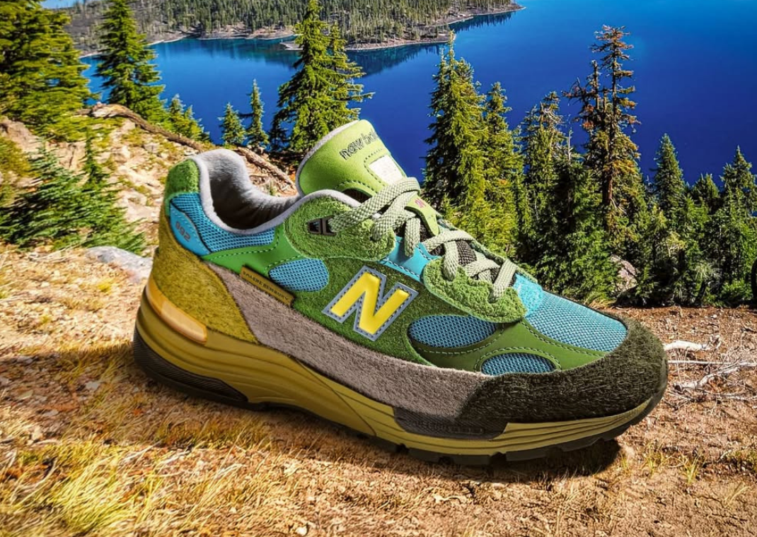 Salehe Bembury Adds Giant Lakeside New Balances to 992 Calm Be The
