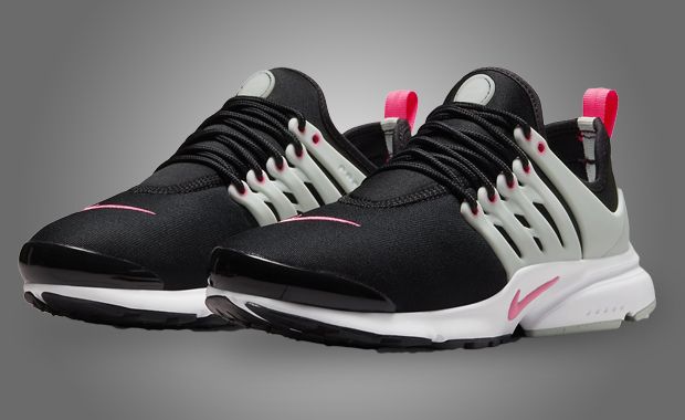 Nike air presto 2024 pink and black