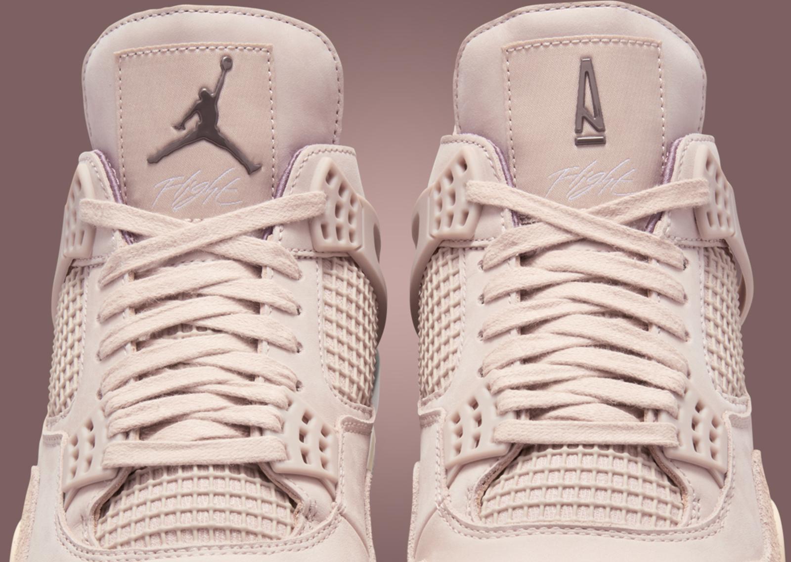 A Ma Maniere x Air Jordan 4 Retro OG While You Were Sleeping (W) Tongue Detail