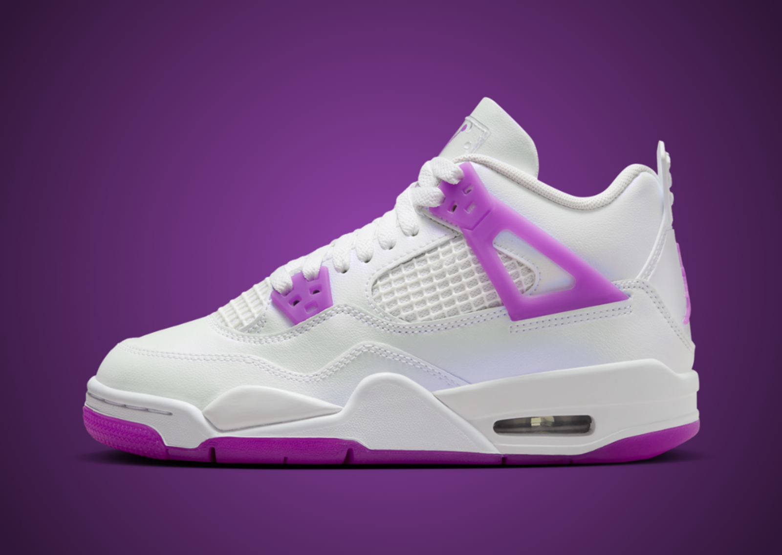 Air Jordan 4 Retro Hyper Violet (GS) Lateral