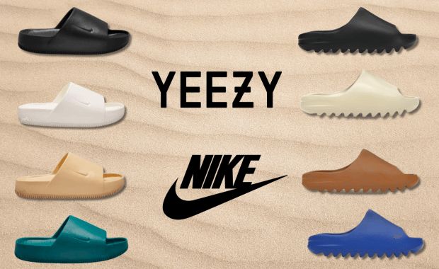 Sesame yeezy online slides