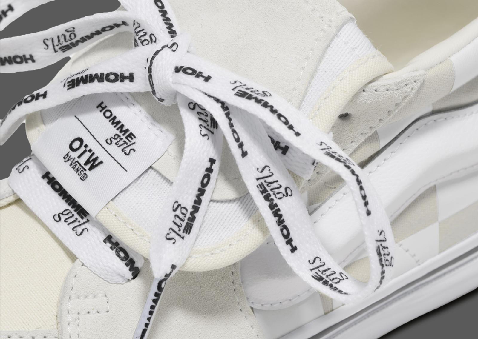 HommeGirls x Vans OTW Sk8-Mid 83 White Detail