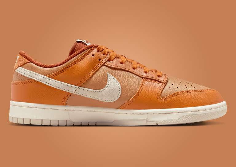 Nike Dunk Low Monarch Dark Russet Lateral Medial