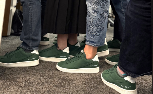 SpaceX IPO Nike Tennis Classic Customs