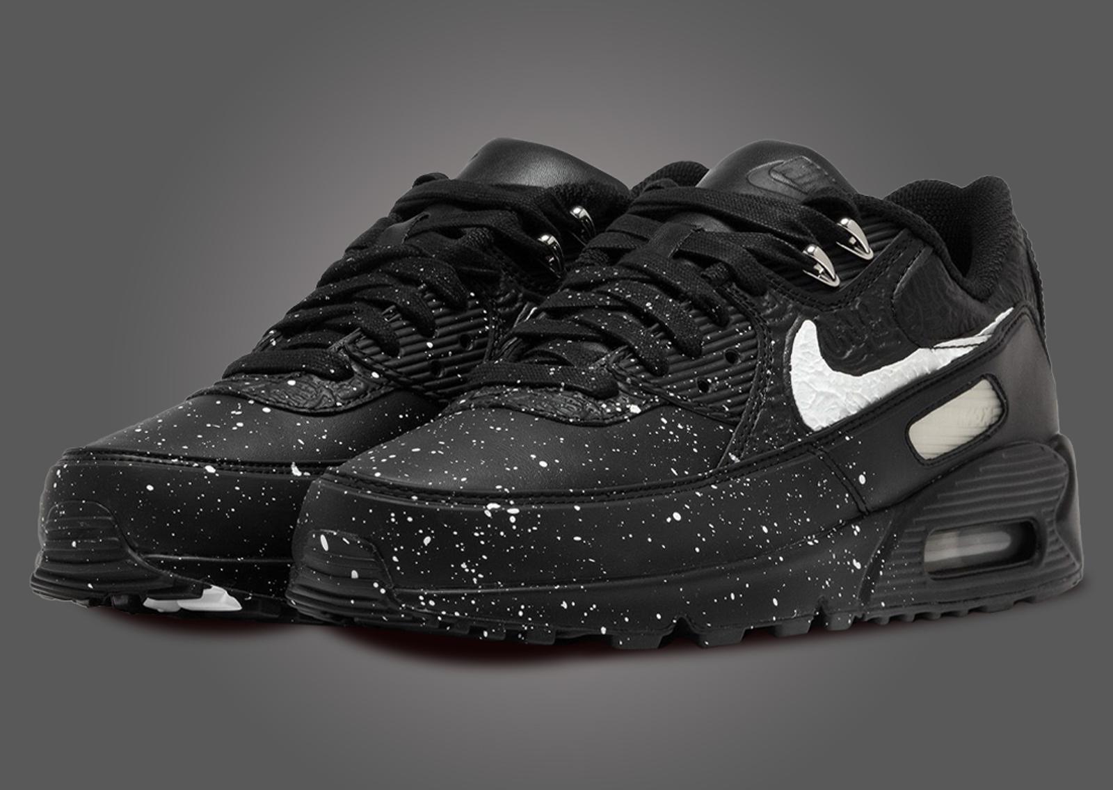 Slawn x Nike Air Max 90 Black Angle