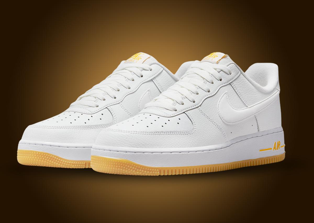 Nike Air Force 1 Low White Yellow Gum