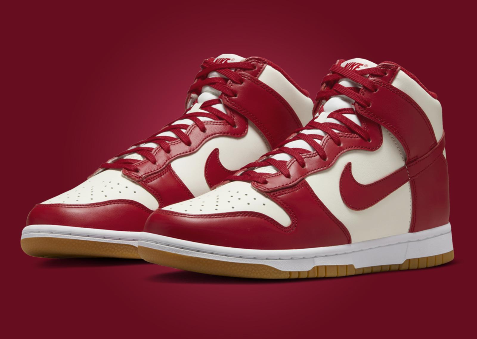 Nike Dunk High Gym Red Gum (W) Angle