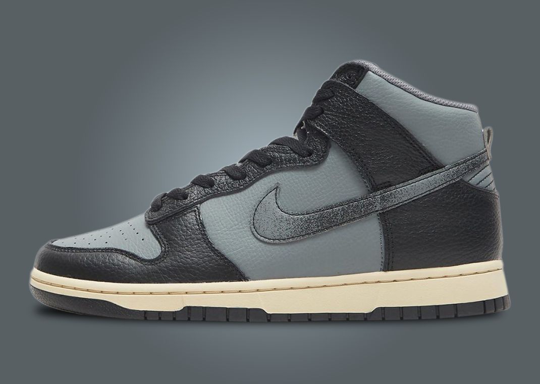 Keep It Classic With This Grey Black Nike Dunk High
