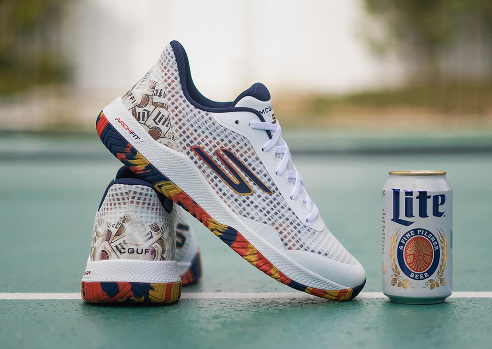 Miller Lite x Tyson McGuffin x Skechers Viper Court Pro Angle & Heel