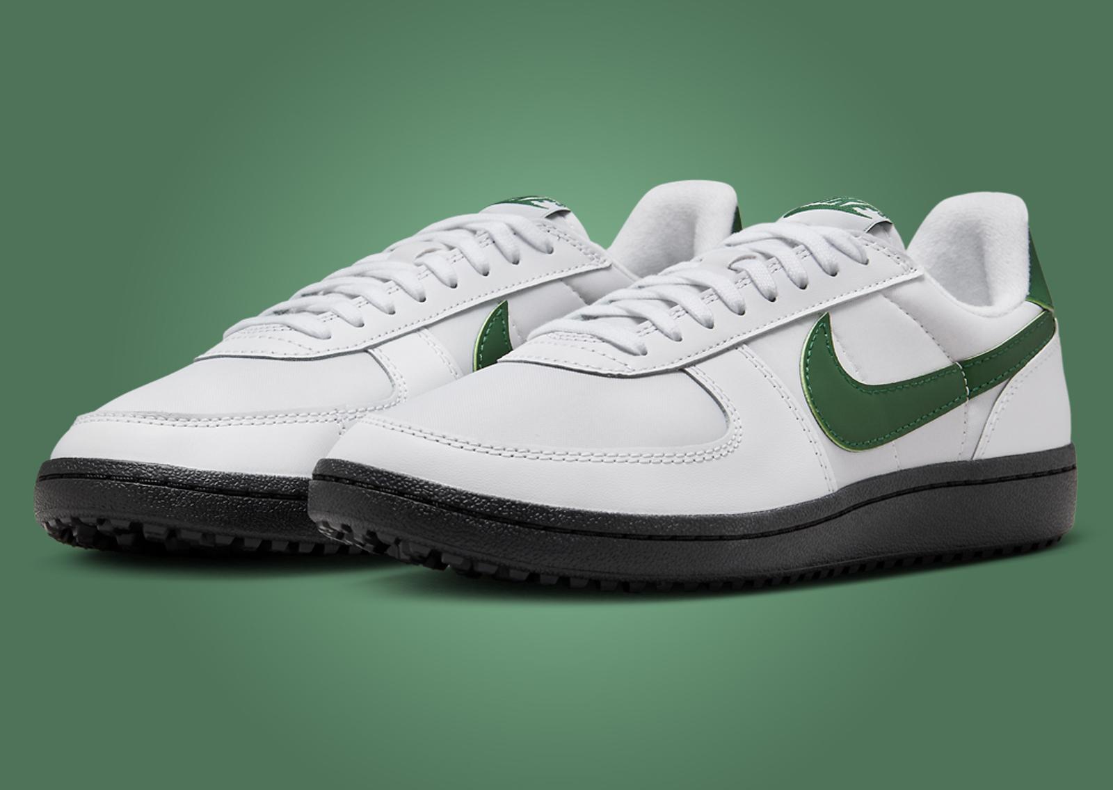 Nike Field General 82 White Gorge Green Angle