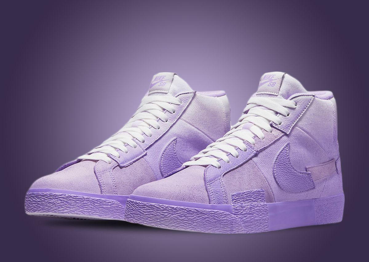 Nike sb blazer chukka purple Clearance