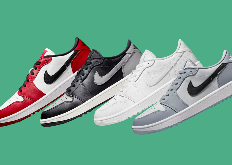 Official Look At The Air Jordan 1 Low Golf In Four Colorways