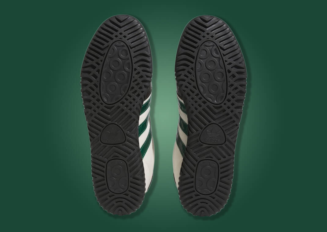 The Blondey McCoy x adidas A.B. Gazelle Indoor White Green Black Releases  April 22nd