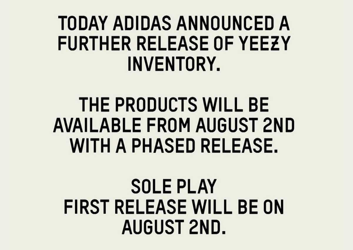 Every Yeezy Sneaker Releasing in August