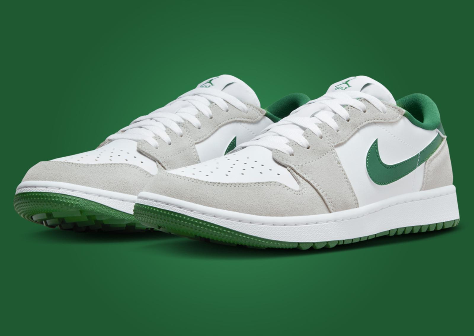 Air Jordan 1 Low Golf Pine Green Angle