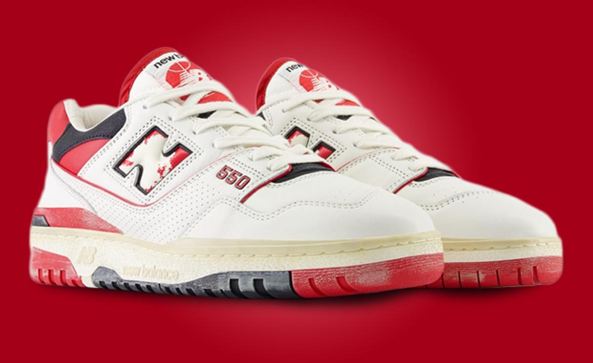 The New Balance 550 Vintage Red Releases in 2024