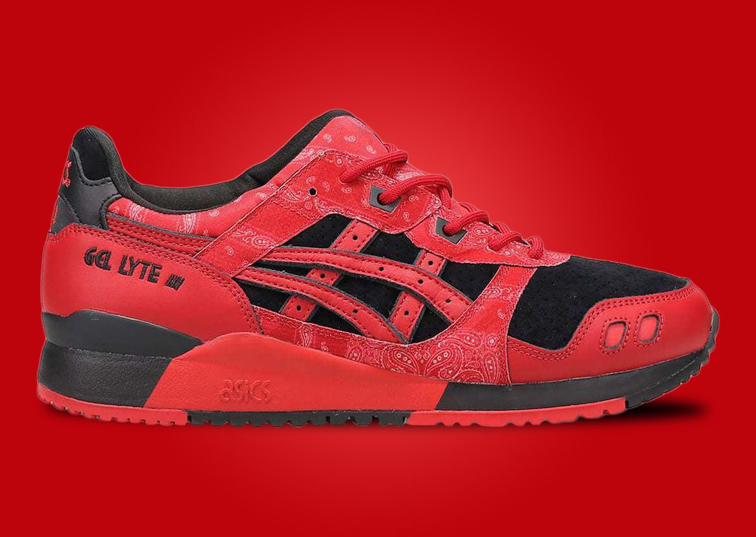 Bandana Print Takes Over The RED SPIDER x atmos x Asics GEL-Lyte III