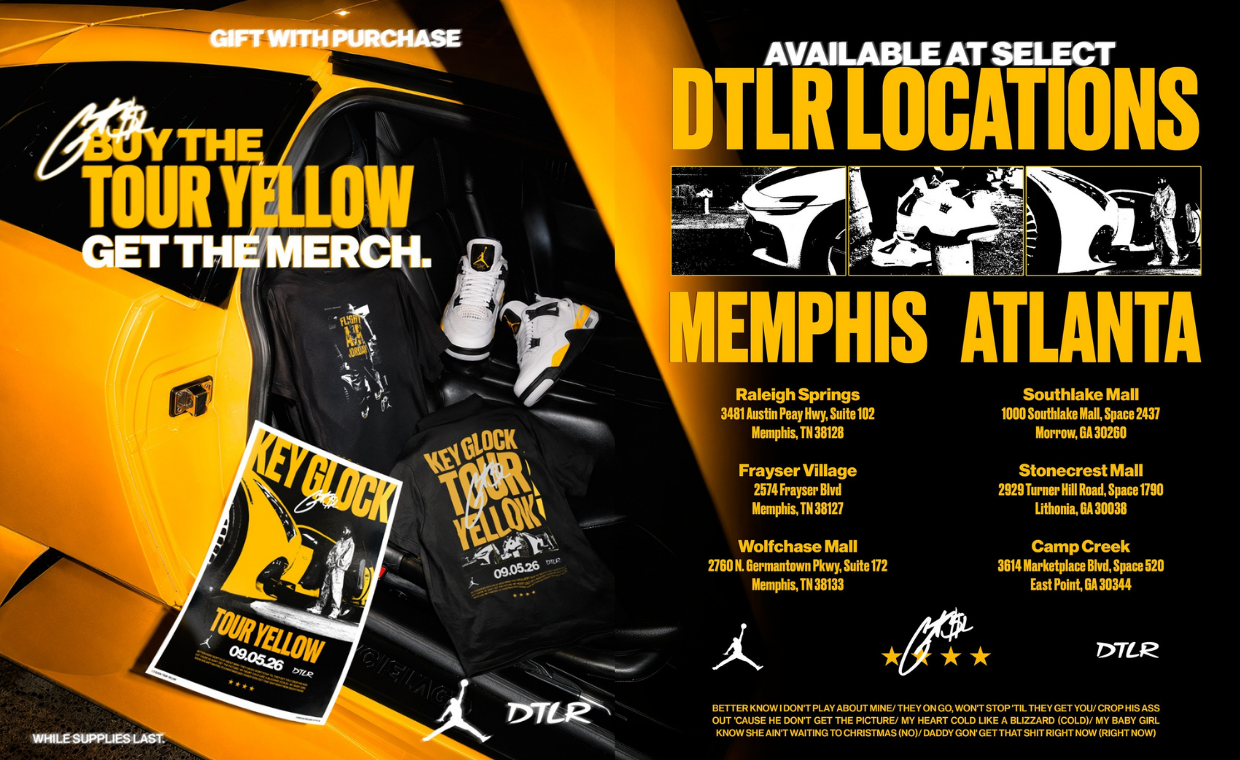 Key Glock Jordan Tour T-Shirt