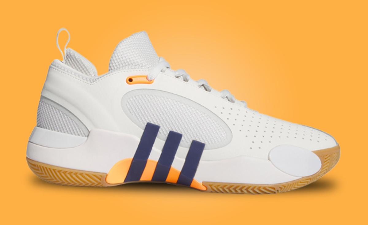 The adidas D.O.N. Issue 5 White Orange Releases February 2024