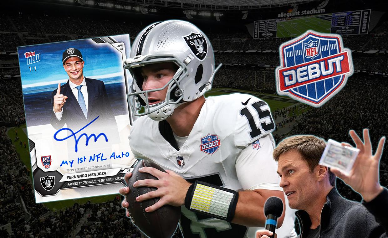 Topps Rookie Debut Autograph cards lands in the NFL and Fernando Mendoza