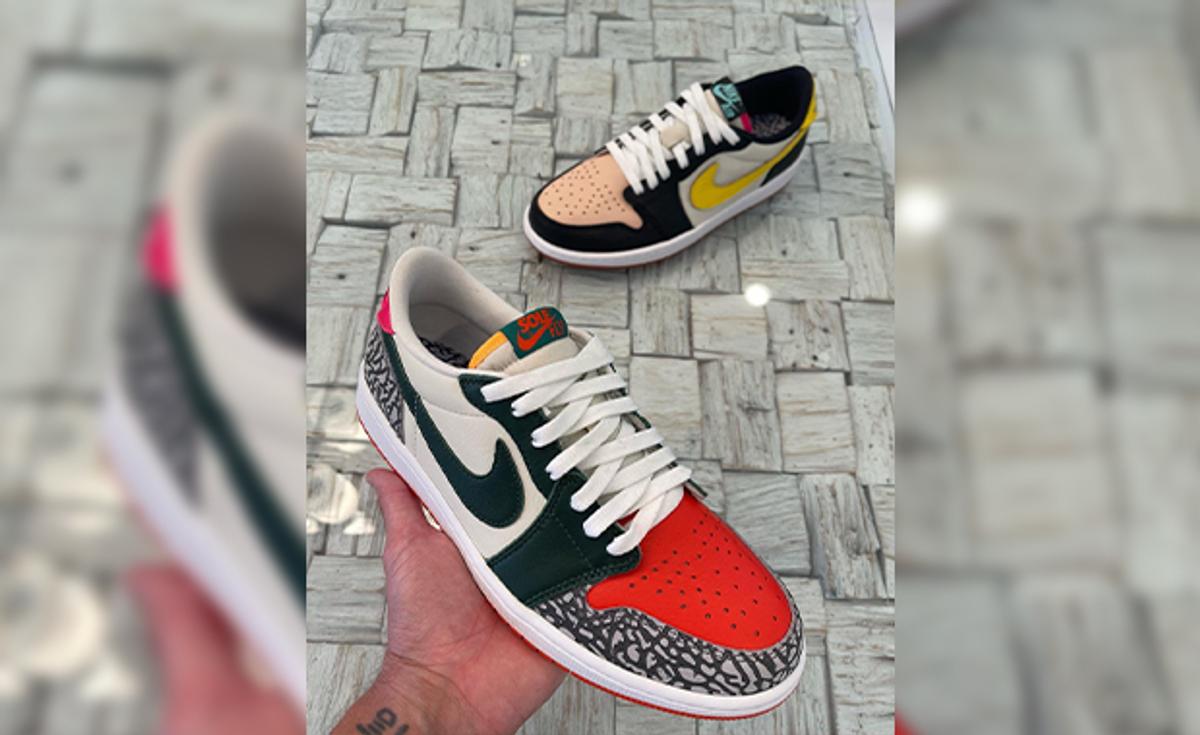 SoleFly x Air Jordan 1 Low What The SoleFly Sample