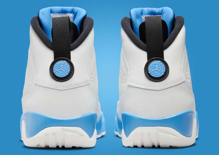 Air Jordan 9 Retro Powder Blue Heel